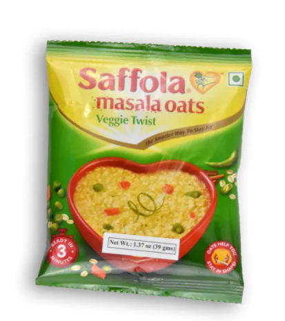 SAFFOLA Masala Oats Veggie Twist 1.37 OZ